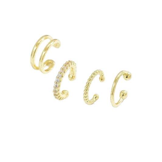 Minimalist Multi Band Ear Cuff for Modern Alternative Fashion Looks