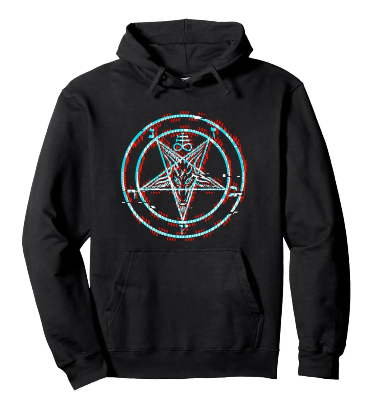Minimalist Gothic Symbol Hoodie For Anime Streetwear Fashion