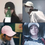 Minimalist Solid Baseball Cap Adjustable Curved Brim Casual Streetwear Fashion Hat