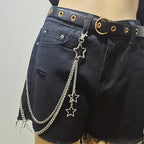 Double Layer Waist Chain for Grunge, Punk and Alternative Streetwear