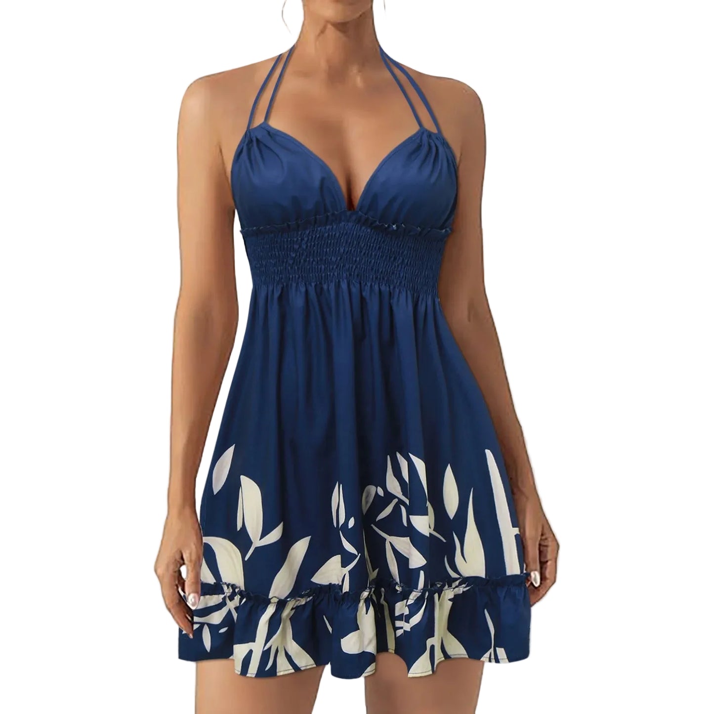 Soft Girl Ruffle Mini Dress with Anime-Inspired Streetwear Charm