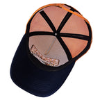 Unisex Breathable Mesh Trucker Cap with Graphic Patch for Casual Streetwear and Outdoor Style