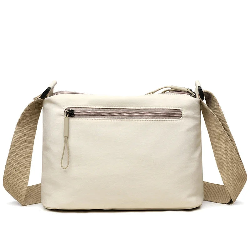 Multi Pocket Shoulder Crossbody Bag with Structured Everyday Storage