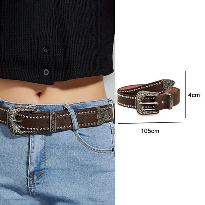 Studded Bullet Detail Belt for Gothic, Punk and Alternative Fashion