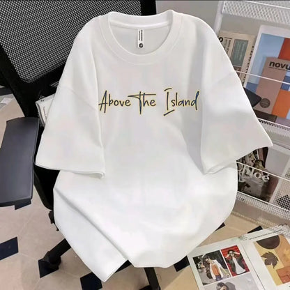 Anime-Inspired Artistic Manga Graphic Oversized Casual Streetwear Cotton T-Shirt