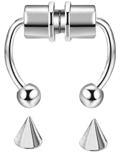 Decorative Faux Septum Nose Ring for Punk Gothic Fashion Looks