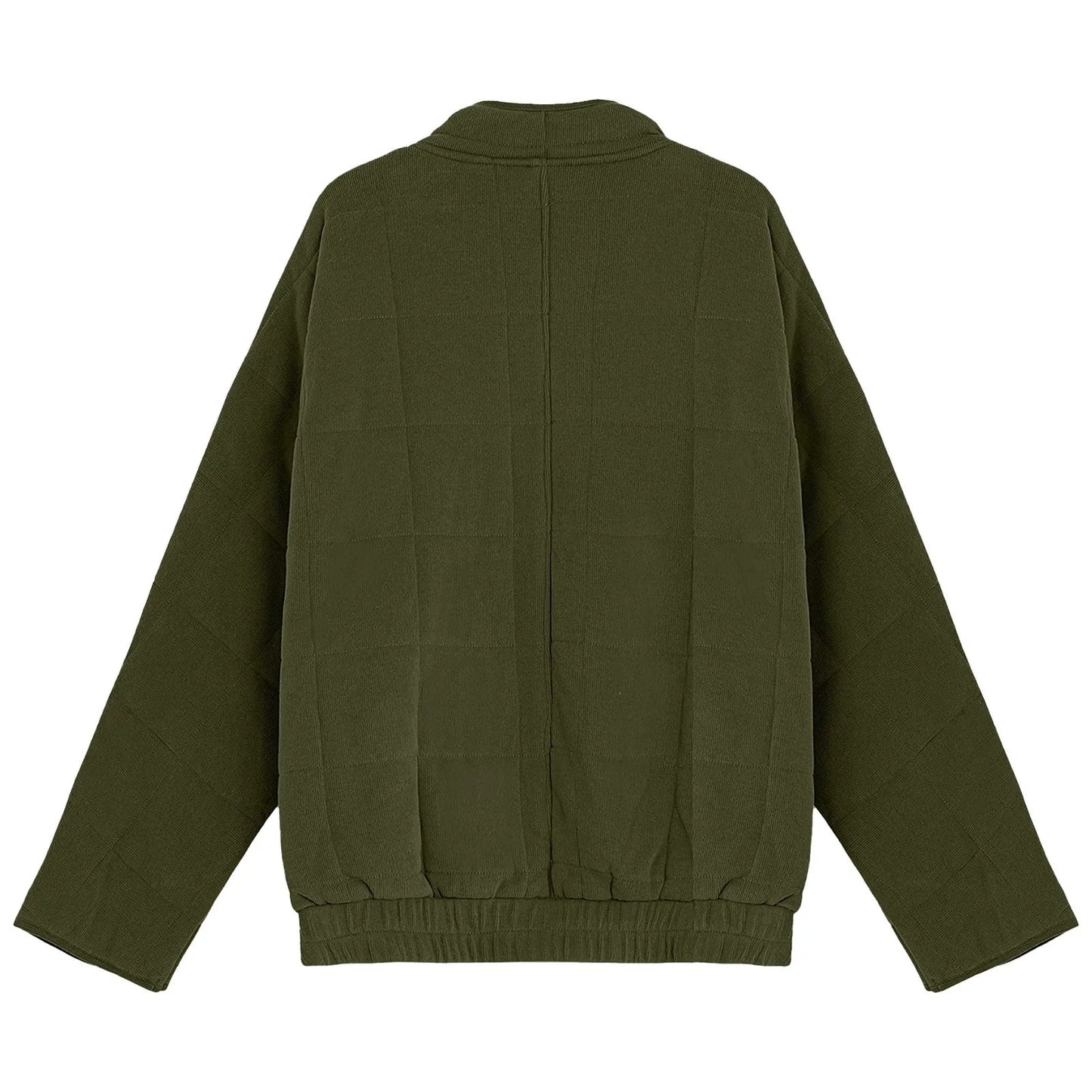 Women's Quilted Puffer Jacket with Relaxed Fit Contemporary Everyday Winter Layering Style