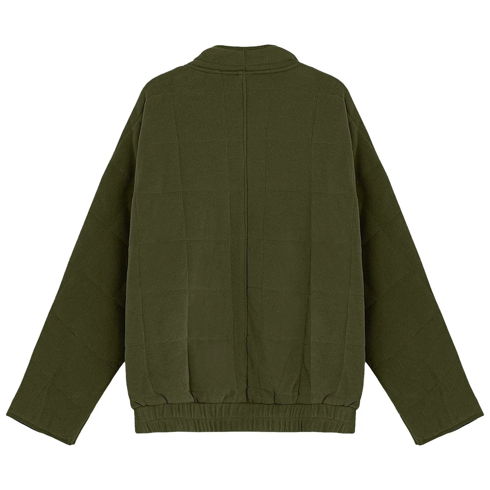 Women's Quilted Puffer Jacket with Relaxed Fit Contemporary Everyday Winter Layering Style
