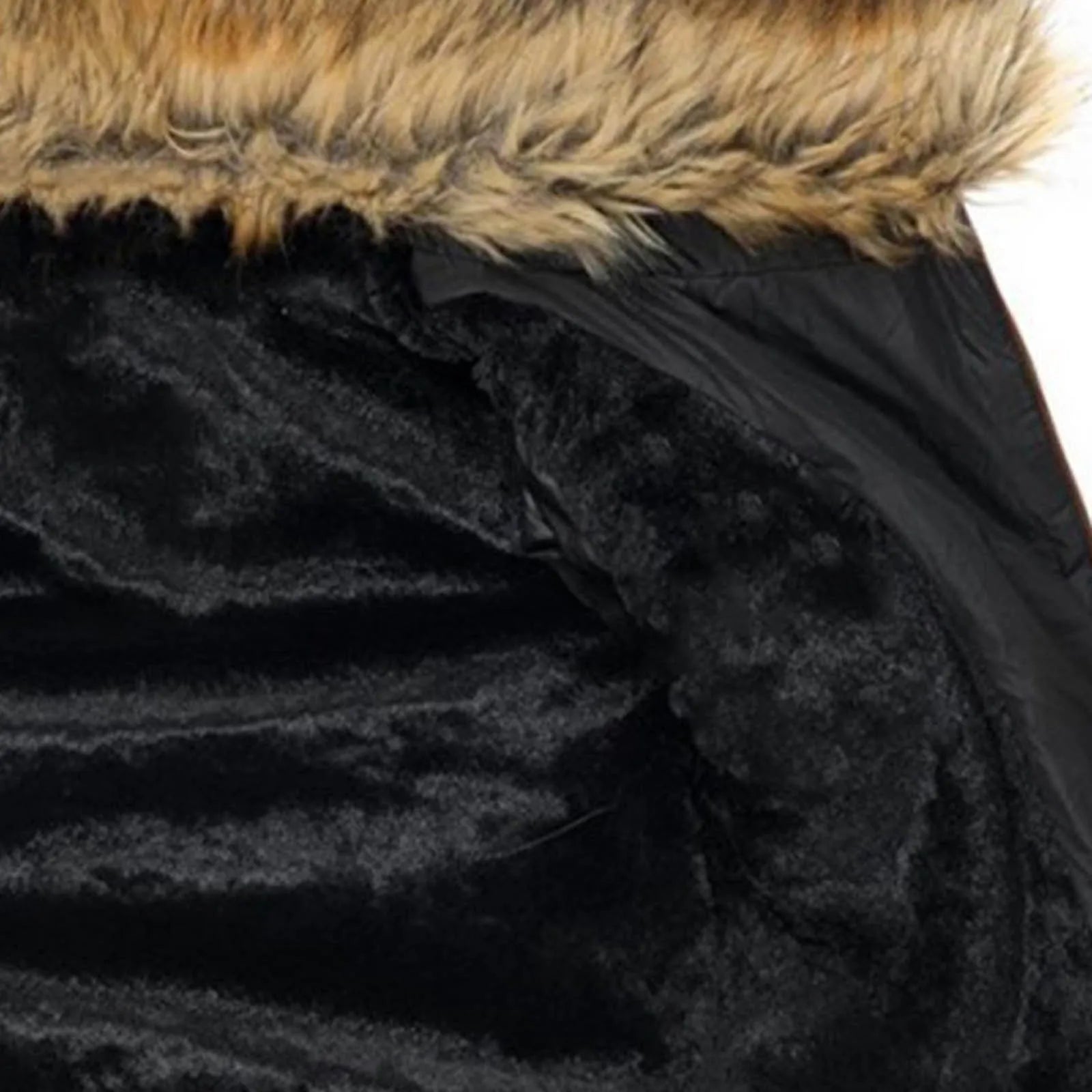 Women's Hooded Puffer Style Jacket with Faux Fur Trim Streetwear Winter Outerwear