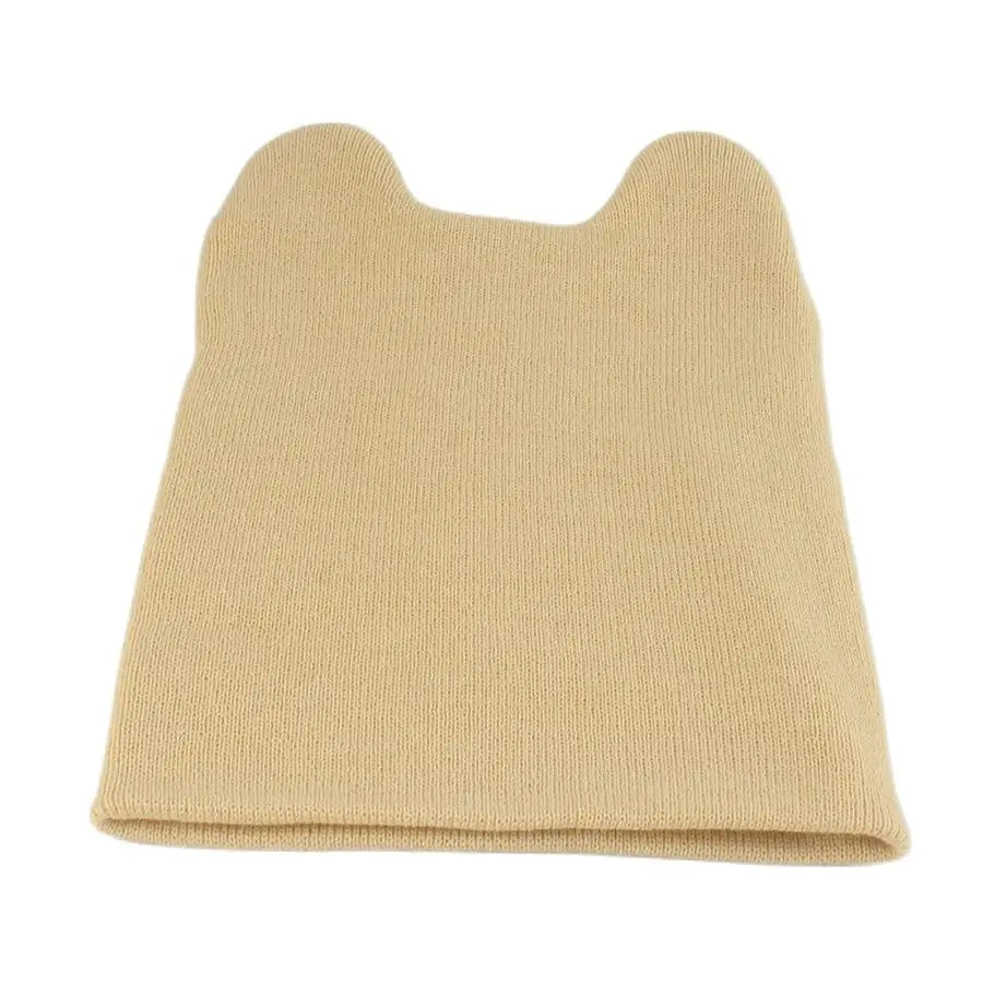 Cute Cat Ear Acrylic Knit Beanie for Playful Streetwear Casual Winter Everyday Fashion Style