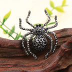 Gothic Spider Statement Brooch for Dark Alternative Styling