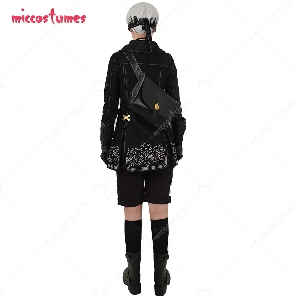 Men's Layered Utility Outfit Set with Long Sleeve Top and Fashion Accessories Collection