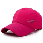 Unisex Quick Dry Baseball Cap with Adjustable Strap for Outdoor Sports and Everyday Wear