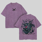 Dark Fantasy Manga Oversized Casual Streetwear Graphic Cotton T-Shirt