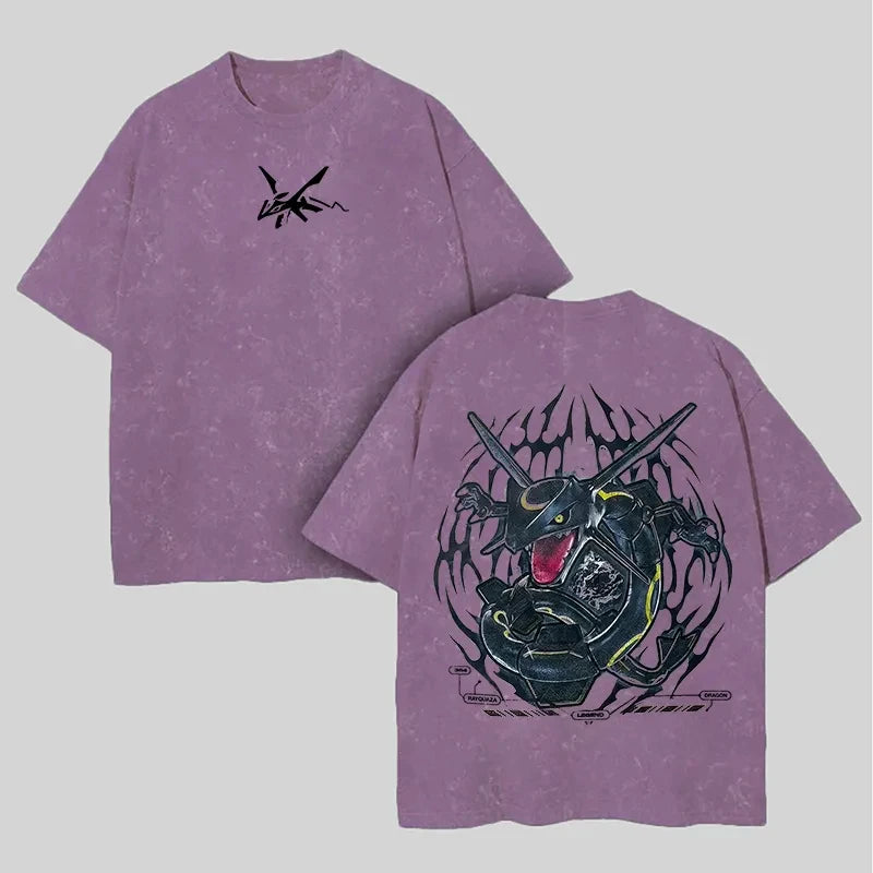 Dark Fantasy Manga Oversized Casual Streetwear Graphic Cotton T-Shirt
