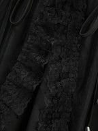 Dark Coquette Corset Mini Dress with Alternative Gothic Streetwear Style
