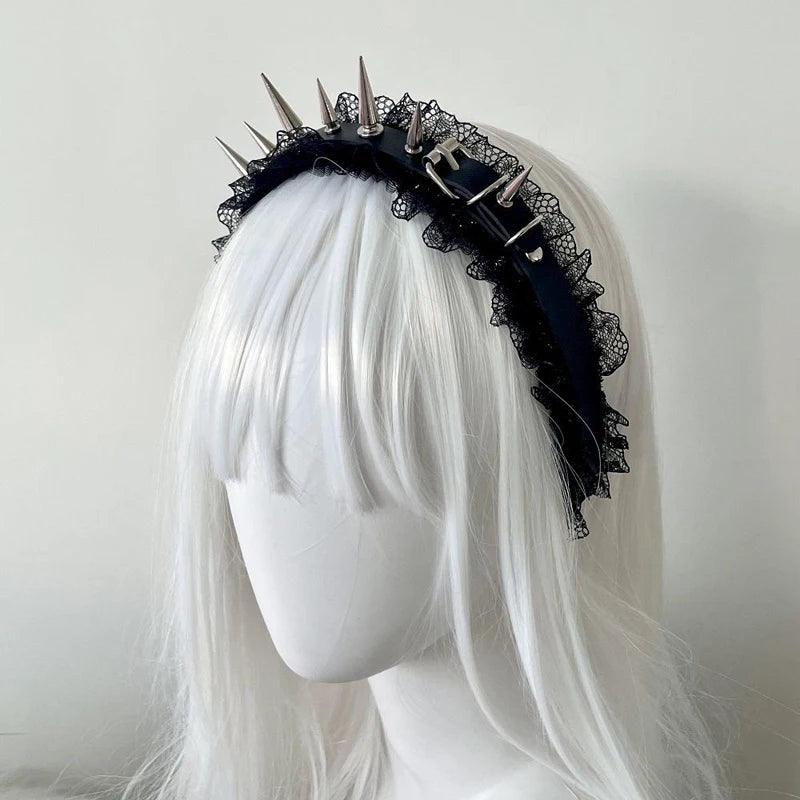 Spike Headband Gothic Punk Statement Alternative Fashion Hair Accessory