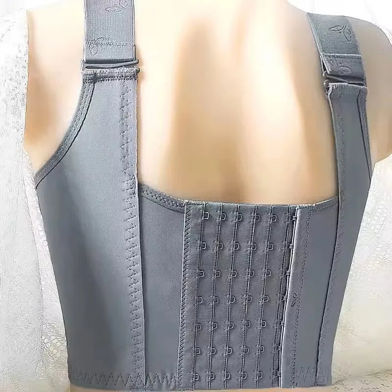 Full-Coverage Wireless Push-Up Bra with Smooth Molded Cups and Convertible Straps