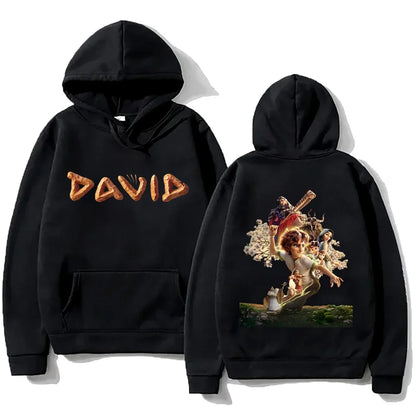 Anime-Inspired Warrior Art Hoodie with Japanese Streetwear Aesthetic