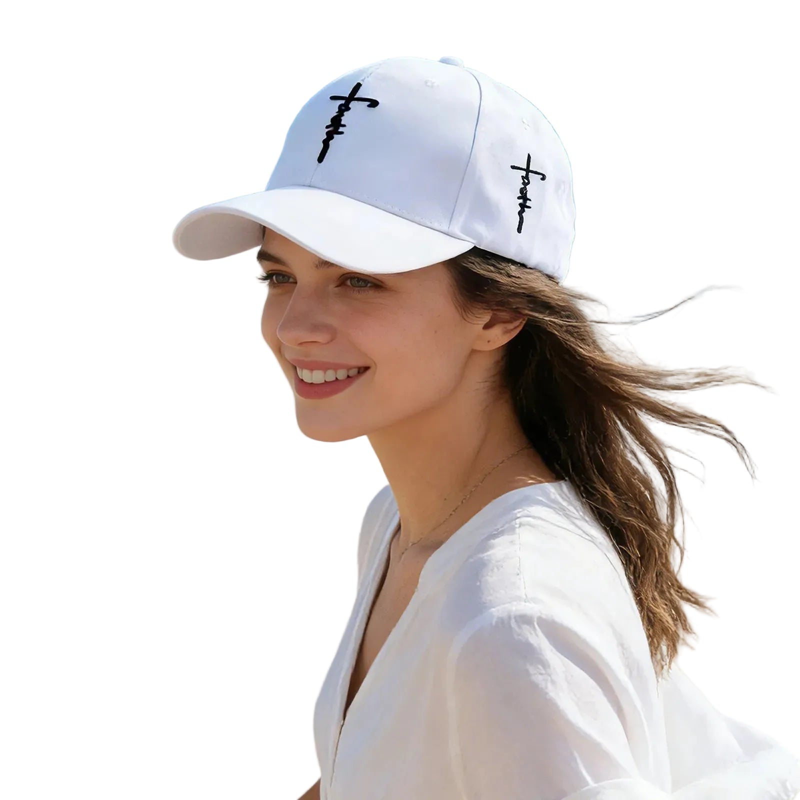 Minimalist Embroidered Baseball Cap Adjustable Curved Brim Casual Streetwear Everyday Hat