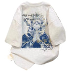 Anime-Inspired Artistic Manga Graphic Oversized Casual Streetwear Cotton T-Shirt