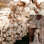 Ornate Embroidered Gothic Luxe Alternative Evening Gown