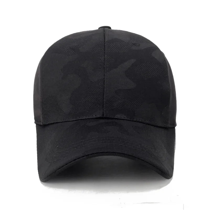 Minimalist Camouflage Corduroy Baseball Cap with Adjustable Fit for Casual Outdoor Streetwear Fashion