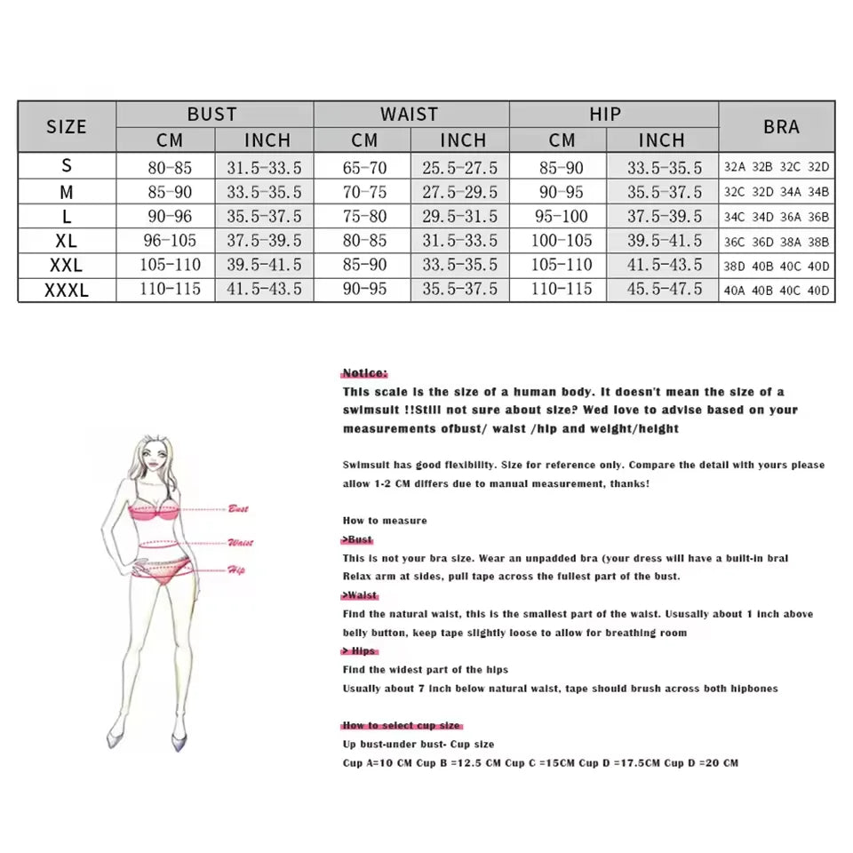 Contrasting Stripe Triangle Bikini with Gold-Tone Heart Hardware and Ruched Detailing