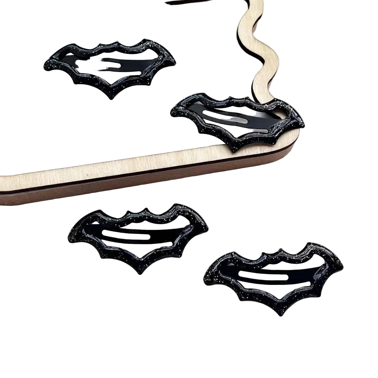 Bat Hair Clip Set Gothic Alternative Statement Hairstyle Accessories Collection