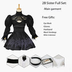 Elaborate Dark Fantasy Gothic Mini Dress with Intricate Embroidery and Puff Sleeves