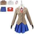 Classic Academic Uniform Set with Pleated Skirt and Tailored Blazer