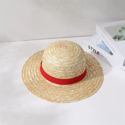 Kids Woven Straw Flat Brim Sun Hat for Summer Outdoor Casual Everyday Adventures