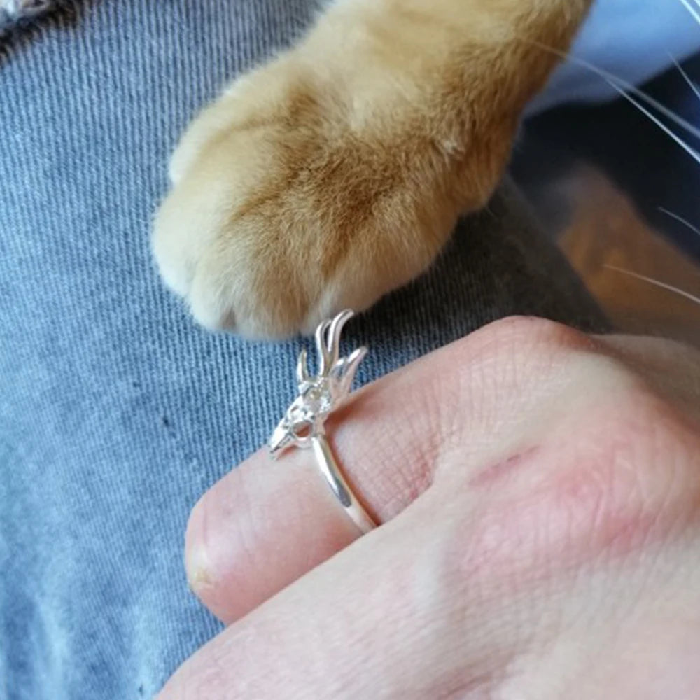 Vintage Branch Inspired Statement Ring for Gothic and Naturecore Styling