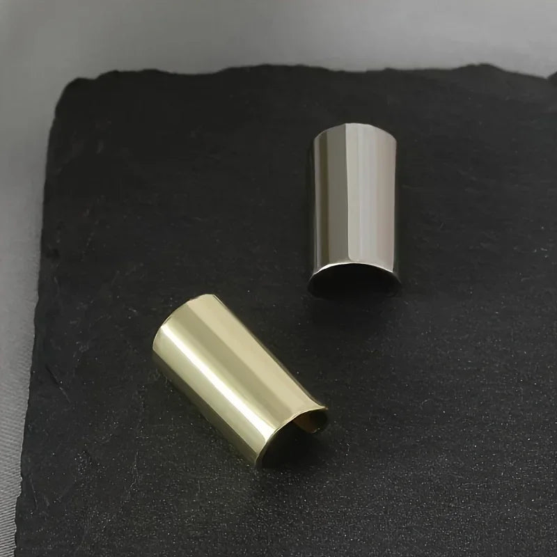 Minimalist Geometric Ear Cuff for Modern Alternative and Futuristic Styling