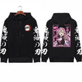 Anime-Inspired Moon Spirit Zip Hoodie with Manga Streetwear Aesthetic