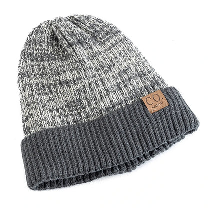 Fleece Lined Acrylic Ribbed Knit Beanie for Everyday Winter Streetwear and Outdoor Comfort