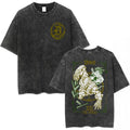 Japanese Gothic Floral Oversized Vintage Streetwear Graphic T-Shirt