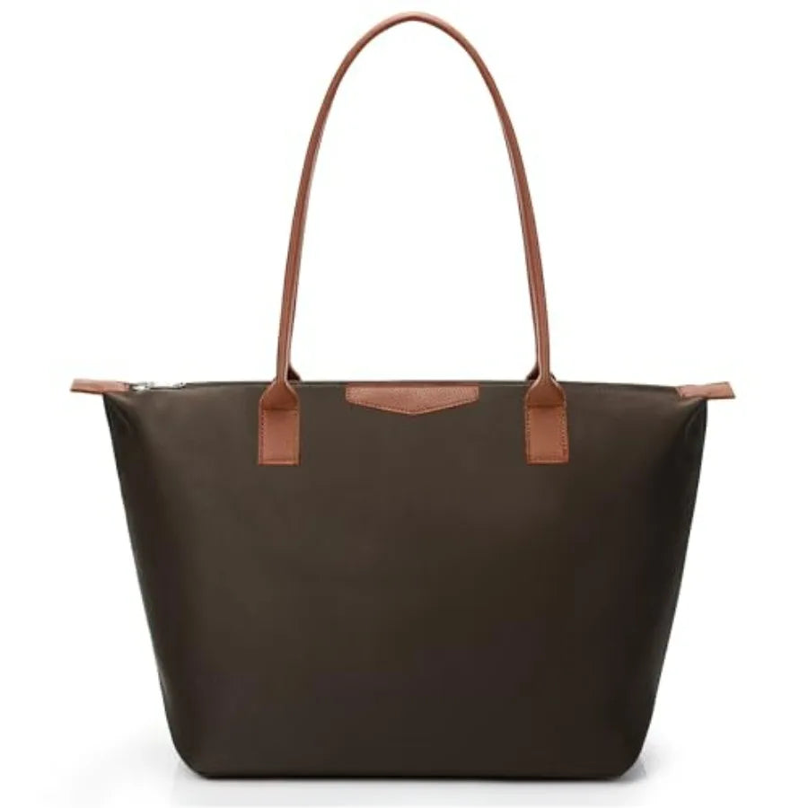 Minimal Hobo Tote Shoulder Bag with Foldable Everyday Carry Design