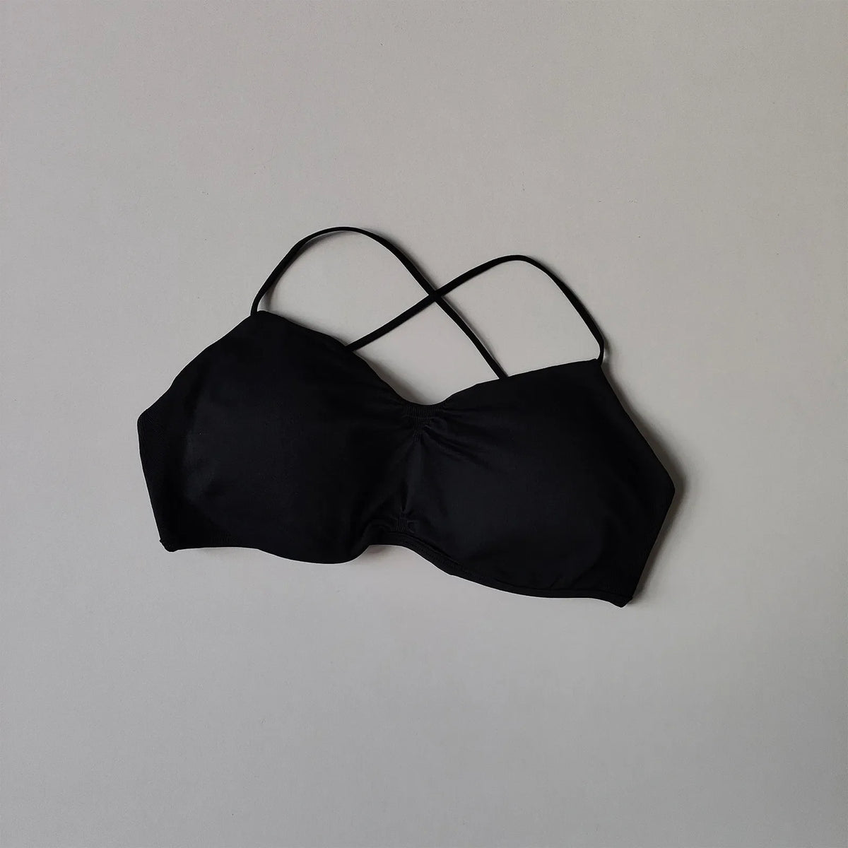 Minimalist Criss-Cross Strap Sling Bralette in Assorted Colors