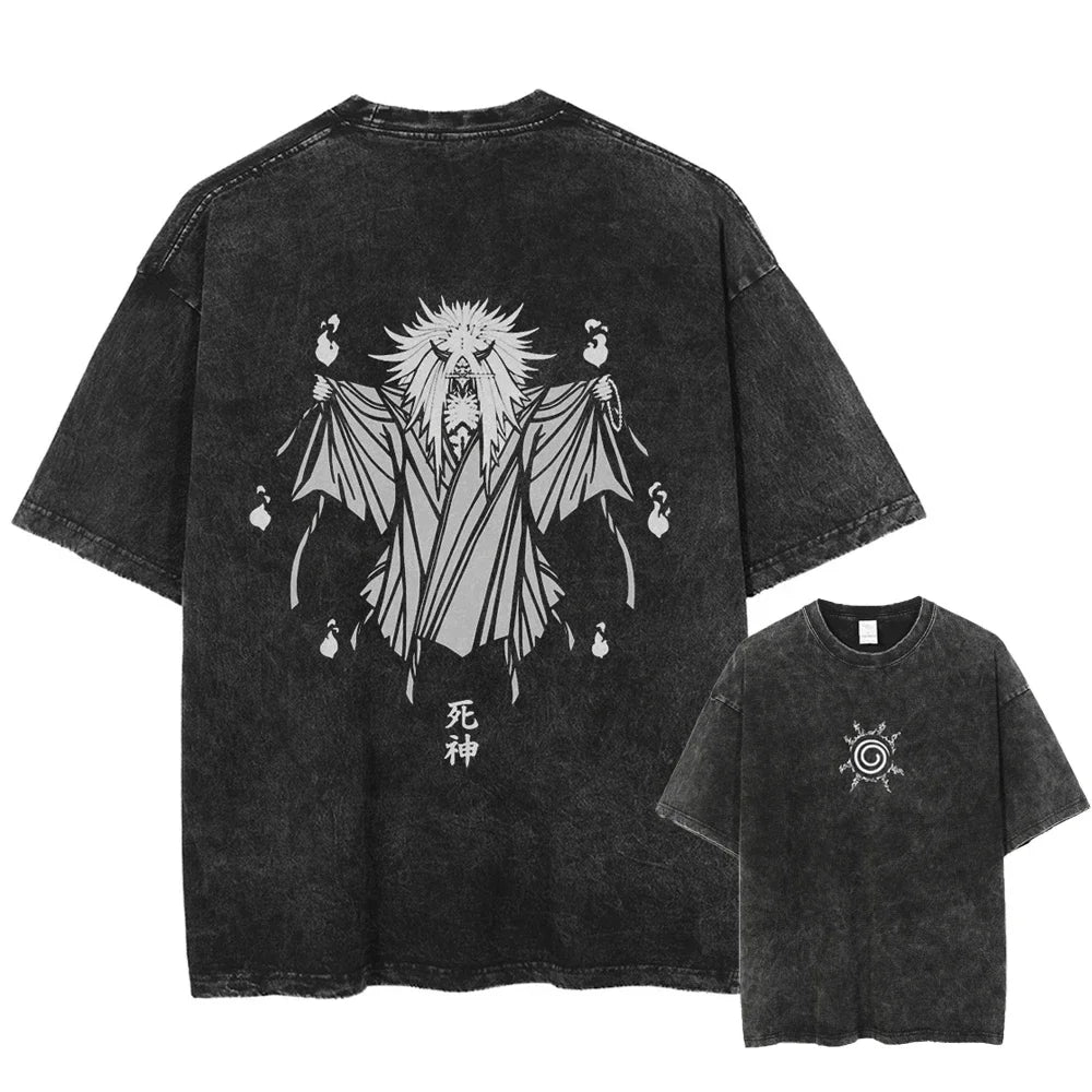 Dark Anime Goth Oversized Vintage Streetwear Graphic Tee