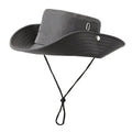 Wide Brim Outdoor Bucket Hat with Adjustable Chin Cord for Hiking and Everyday Adventures