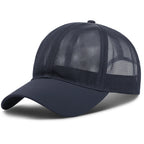 Unisex Breathable Full Mesh Baseball Cap with Adjustable Fit for Outdoor Sports and Travel