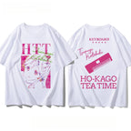 Kawaii Manga Graphic Oversized Japanese Streetwear Casual Cotton T-Shirt