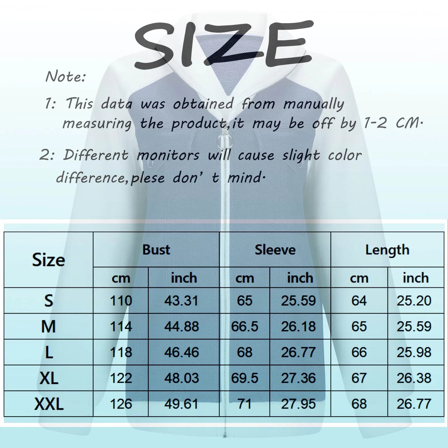 Women's Patchwork Denim Contrast Sleeve Button-Up Casual Streetwear Jacket