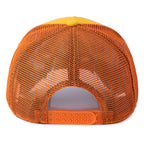 Unisex Breathable Mesh Trucker Cap with Graphic Patch for Casual Streetwear and Outdoor Style
