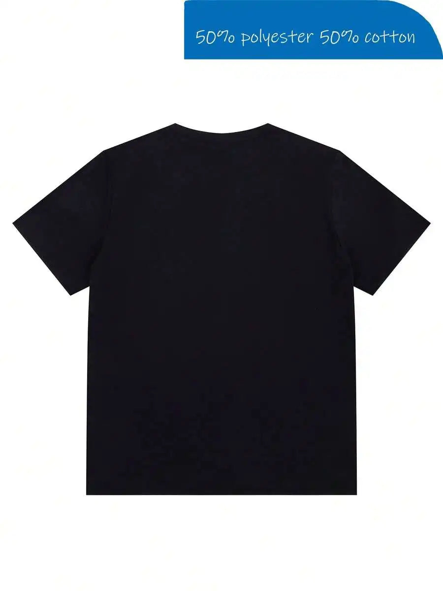 Kawaii Anime Streetwear Tee with Retro Cyber Manga Graphic Design