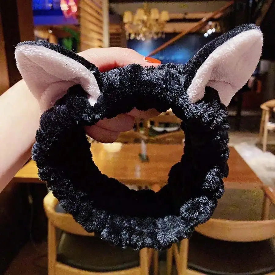 Plush Cat Ear Headband Cute Gothic Alternative Fashion Hair Accessory
