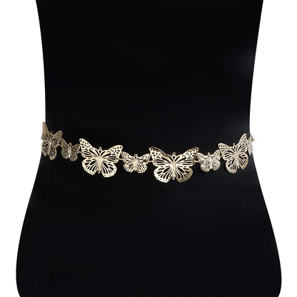 Butterfly Charm Waist Chain for Gothic, Y2K and Alternative Fashion