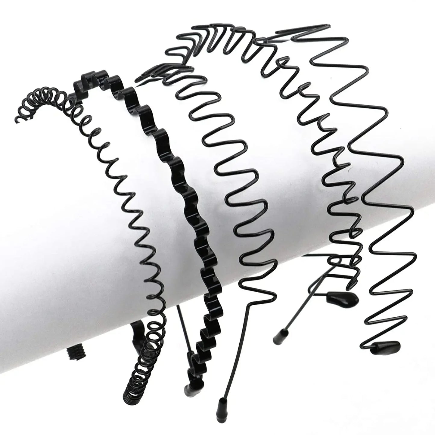 Minimalist Wavy Metal Headband Alternative Streetwear Hair Accessory