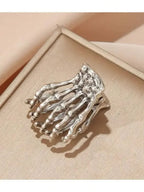 Skeleton Hand Hair Claw Clip Gothic Y2K Statement Fashion Accessory